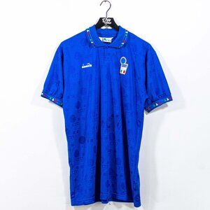 1994 Diadora Italy World Cup Home Jersey Italia Futbol Soccer XL VTG
